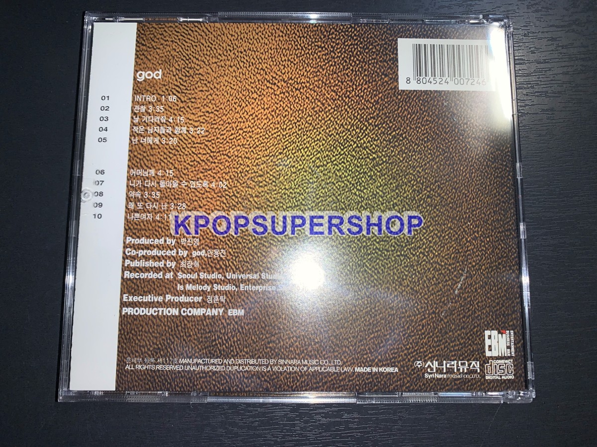 G.O.D 1st Album Chapter 1 Dear Mother CD Booklet Good Condition