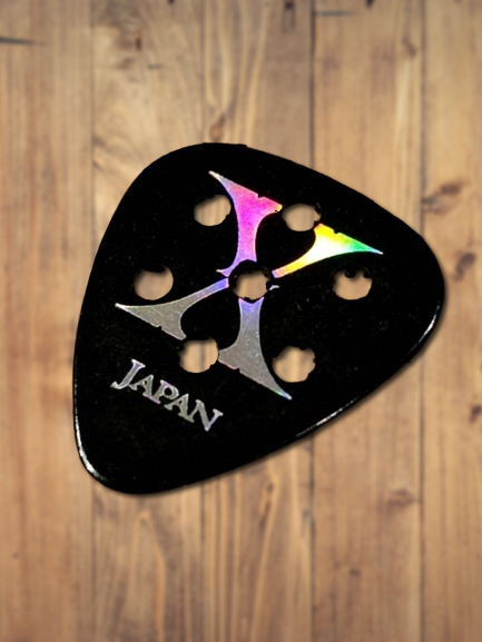 X Japan Hide Original Guitar Pick 1pcs Black Vintage Limited X Japan Hide Original Guitar Pick 1pcs Black Vintage Limited