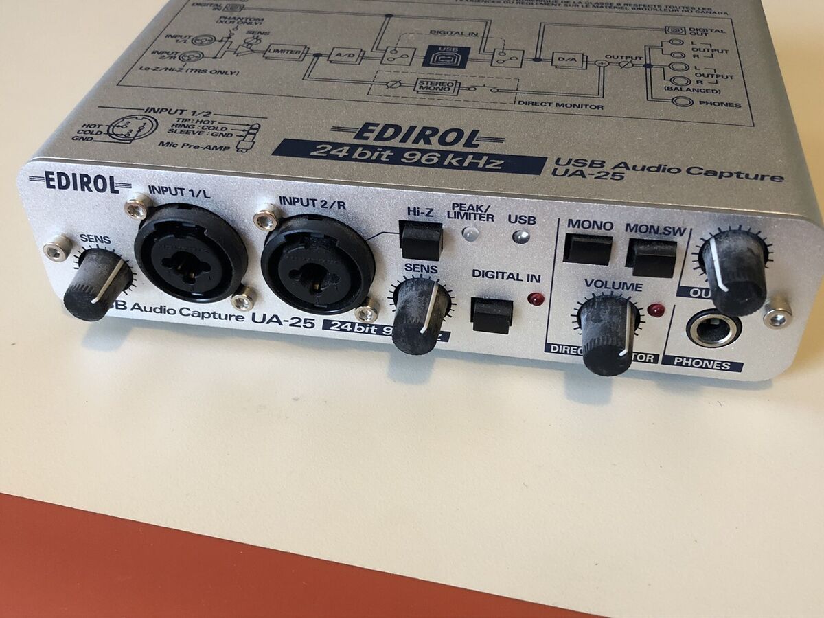 おしゃれ Cakewalk ケイクウォーク V-Studio 20 Stereo オーディオ インターフェース EDROL USB Audio capture UA-25