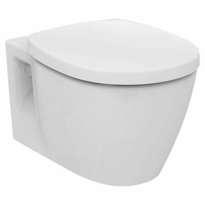 Ideal Standard Connect Wandtiefspül WC spülrandlos mit WC Sitz Softclosing