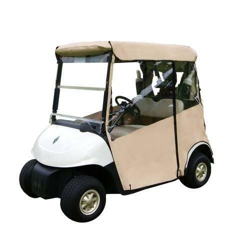 Doorworks Golf Buggy Cart Gehäuse Abdeckung 3-seitig (TAN) Club Car DS (2000+) - Bild 1 von 5