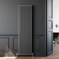 Traditional Cast Iron Radiator 2 Column Vintage Tall Rads Anthracite 1800 x 560