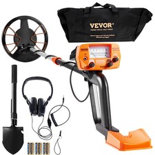 VEVOR Détecteur de Métaux Adultes Détecteur Professionnel 20,4 cm IP68