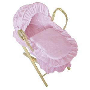 baby doll moses basket with stand