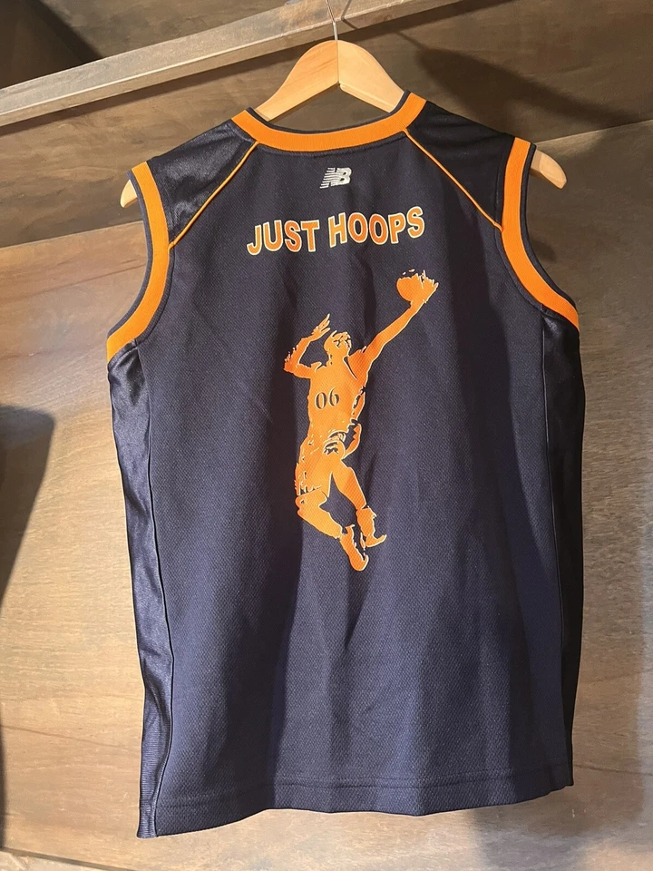 Новый баланс мальчиков размер 14/16 просто обручи логотип мышцы Майка темно-оранжевый EUC - Изображение 4 из 4