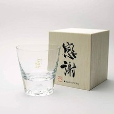 Tajima Glass Mt. Fuji Glass TG15-015-R Wooden individual Box Thanks logo NEW F/S