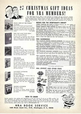 1964 National Rifle Association NRA Book Service Gift Ideas Vtg Print Ad/Poster