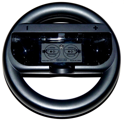 ORIGINAL NINTENDO SWITCH LENKRAD AUFSATZ SCHWARZ Joy Con HAC-017 Wheel