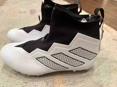 Adidas Nasty Fly 2E Team Football Cleats White/Black GX1781 Men's Size 12