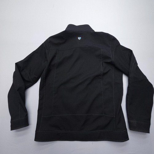 Kuhl Impakt Softshell Jacket Mens Large Black Thermal Fleece Lined Hiking Work - Picture 2 of 13
