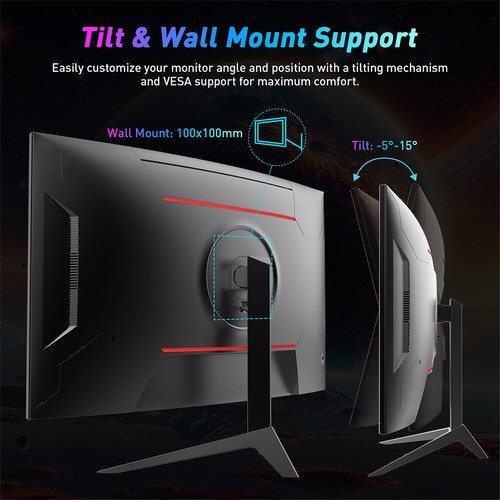 KTC H32S17F 32'' Curved Gaming Monitor, Adaptive Synchronis,Niedriges blaues - Bild 21 von 24