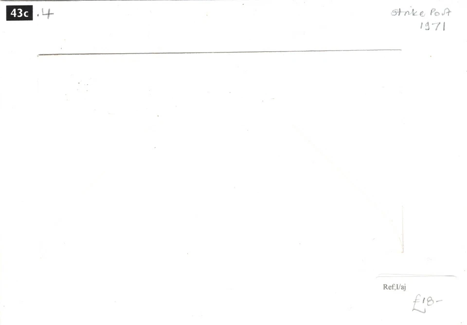 GB 1971 STRIKE POST CLPA VERDADERO USO NO FILATÉLICO Sudáfrica Cubierta 43c.10 Foto 2 de 4