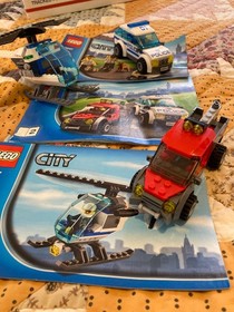 60047 Lego City Police Set +11 more sets+  80  Mini-Figures &  Instructions