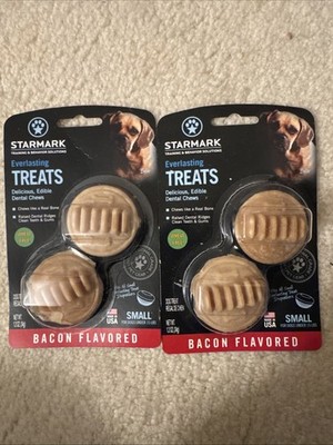 Dental Chews for Small Dogs Bacon Flavored Made by Starmark. Dental Chew Treats