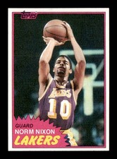 1981 Topps #22 Norm Nixon   NM/NM+ X3694497