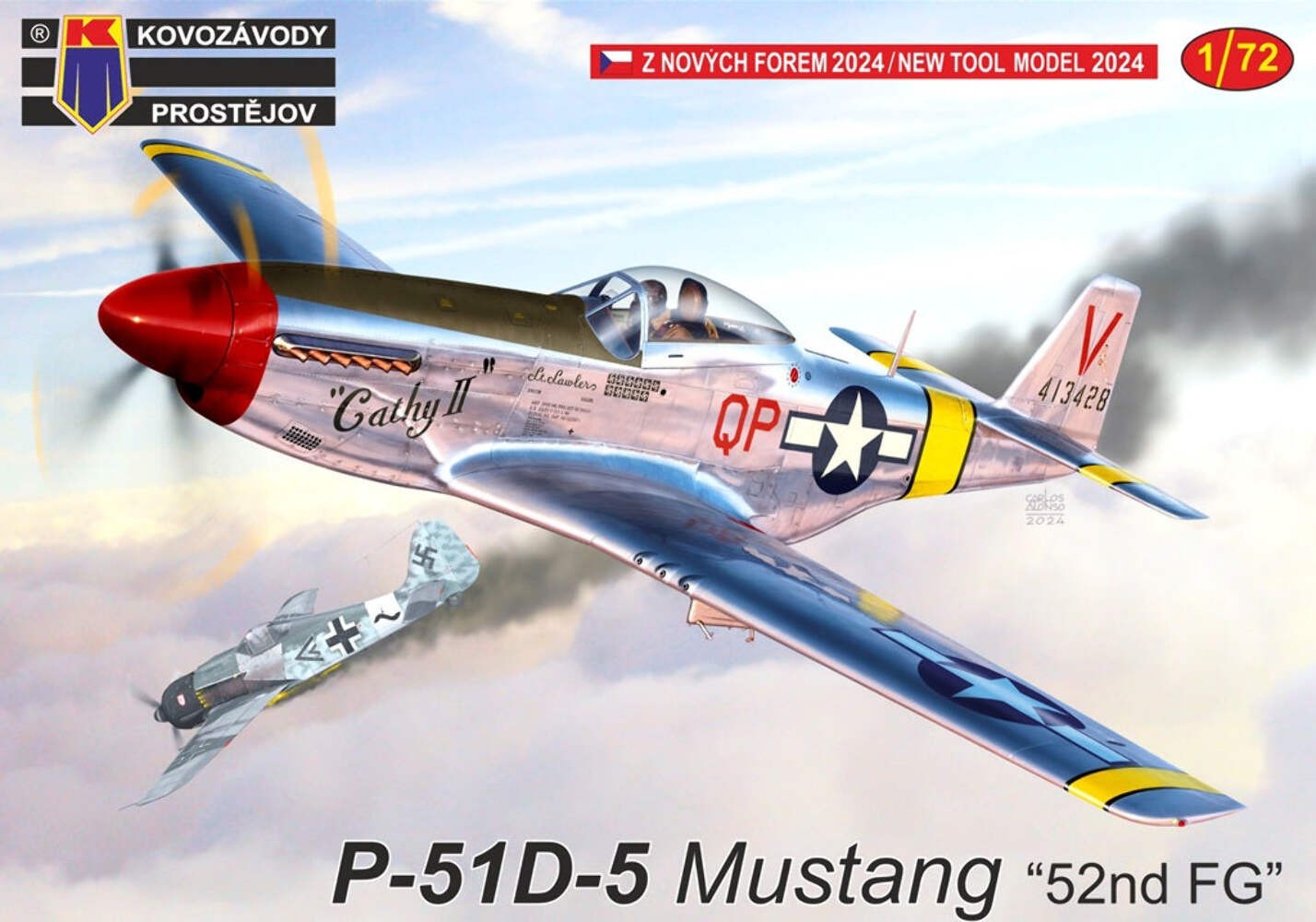 Kovozavody Prostejov 72441 1:72 North-American P-51D-5 Mustang '52nd FG' New Mou