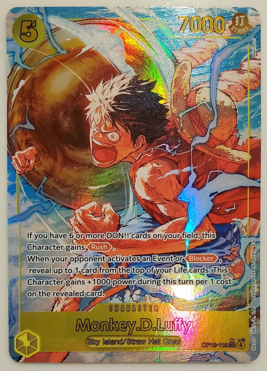 Monkey D. Luffy (Alt Art) OP15-119 SEC Adventure on KAMI's Island