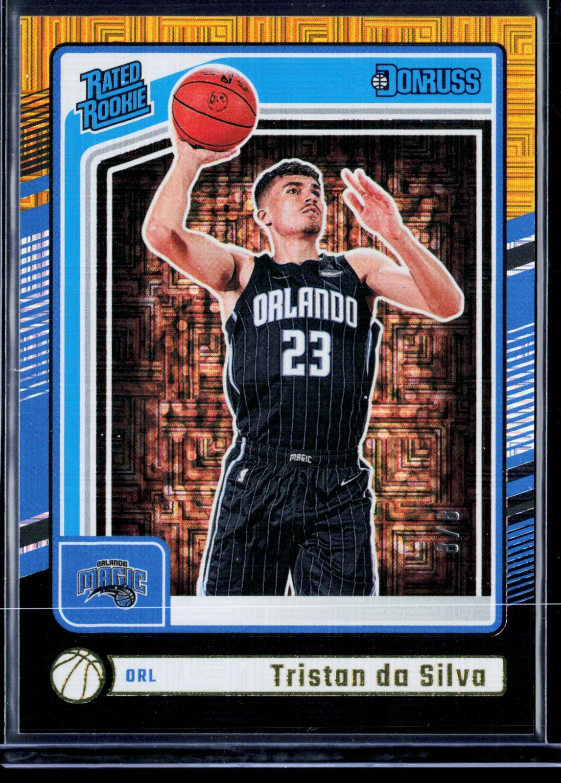 2024-25 Donruss - Rated Rookie Tristan da Silva #203 Choice Black Gold 8/8 (RC)