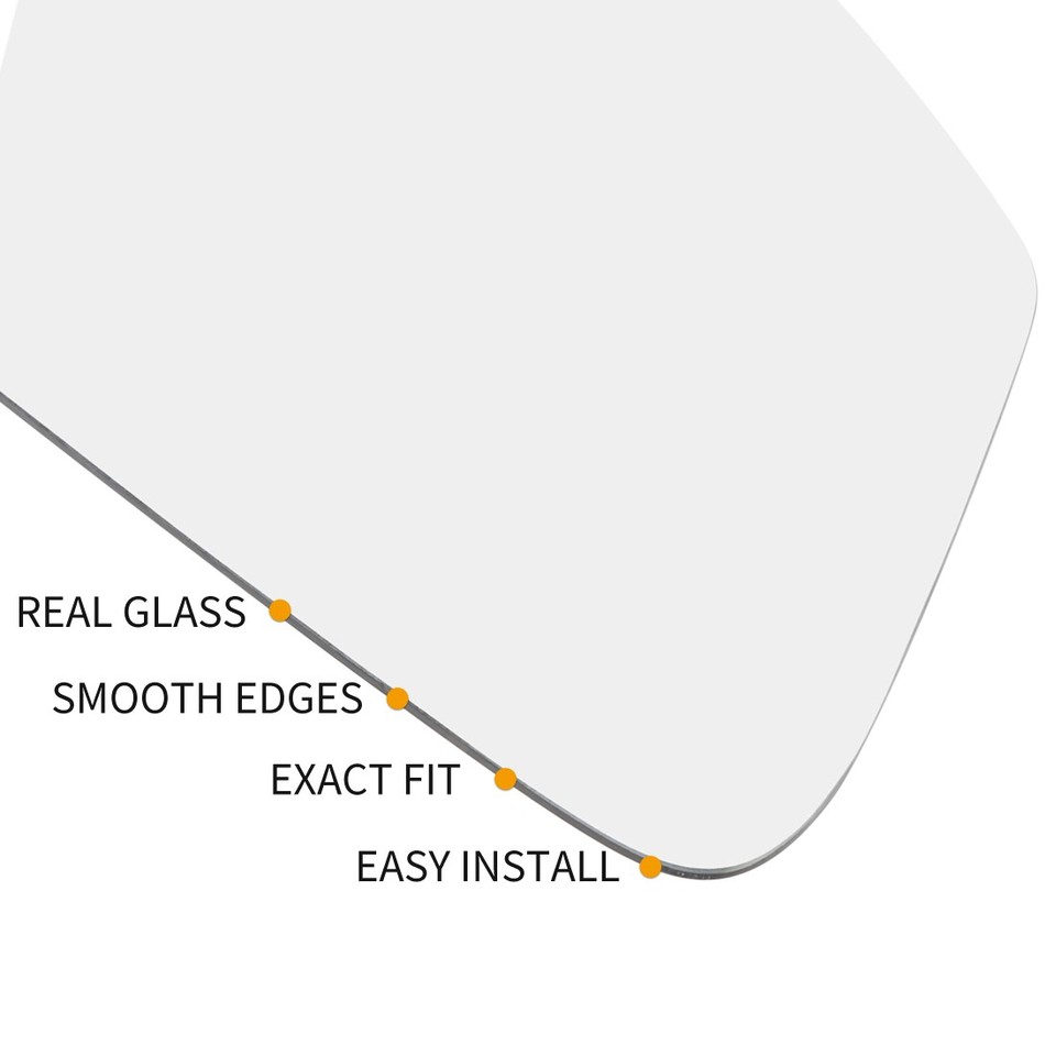 For 07-13 Volvo C30 C70 S40 S60 V50 V70 Heated Mirror Glass Driver Side Left