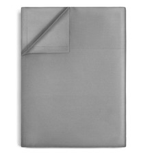 Flat Sheet Twin Size Extra Soft Brushed Microfiber Flat Sheet Machine Washable W