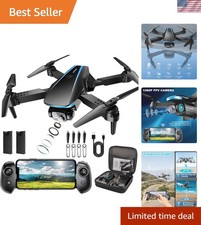 Drone with Camera - Drones for Adults, with 2 Batteries, Carrying Case, Prope...