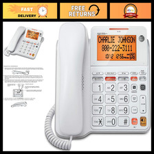 Corded Phone with Digital Answering System, Caller ID, Large Tilt Display - Home