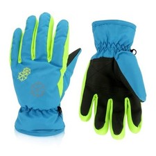 3 Sizes Kids Gloves, Snow  Ski Gloves for Boys  Girls, S  6-8 Years  Blue