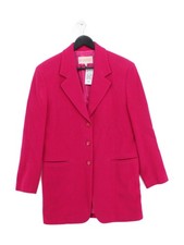 Byblos Damen Blazer UK 10 Rosa 100% Sonstige Mantel