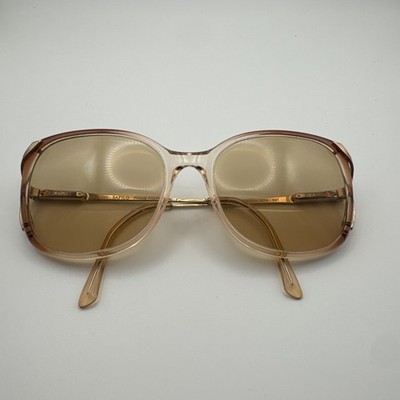 Safilo Lady Elasta 5574/N 69T Eyeglasses Frames Only Gold Brown 52-17-130 Italy