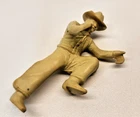Vintage 1950s Marx Western Ranch Playsets. Cream Fence Climbing Cowboy Figure