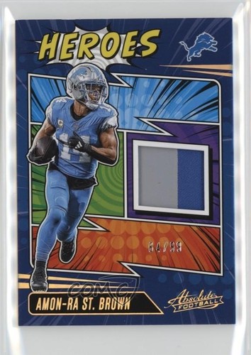 2025 Panini Absolute Amon-Ra St. Brown Gold (RAW)