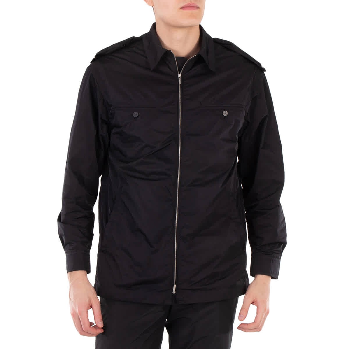 Ferragamo Logo Patch Polyester Windbreaker Brand Size 48 US Size 38 165390₽