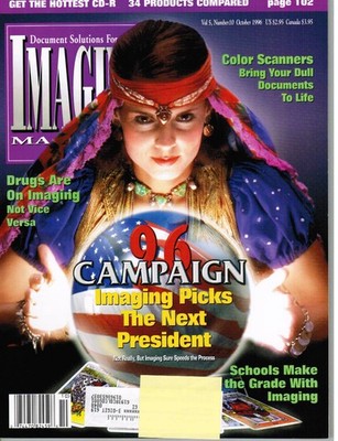 Imaging Magazine - October, 1996 Back Issue COMPUTER Magazine