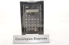 BRAUN Calculator BNE001BK Black w/ Case From Japan NEW