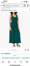 NWT 5XL Amazon Essentials Women's Tank Waisted Maxi Dress