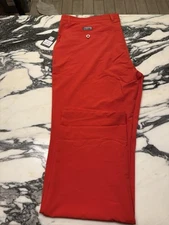 Hreski Red Pants NWT Men's Pant 42x34 Golf Performance