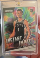 2023-24 Panini Prizm - Instant Impact Victor Wembanyama #3 Silver Prizm (RC)