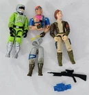 J-46 VINTAGE 1980'S HASBRO GI JOE COVERGIRL SCI-FI & ZANDAR ACTION FIGURES