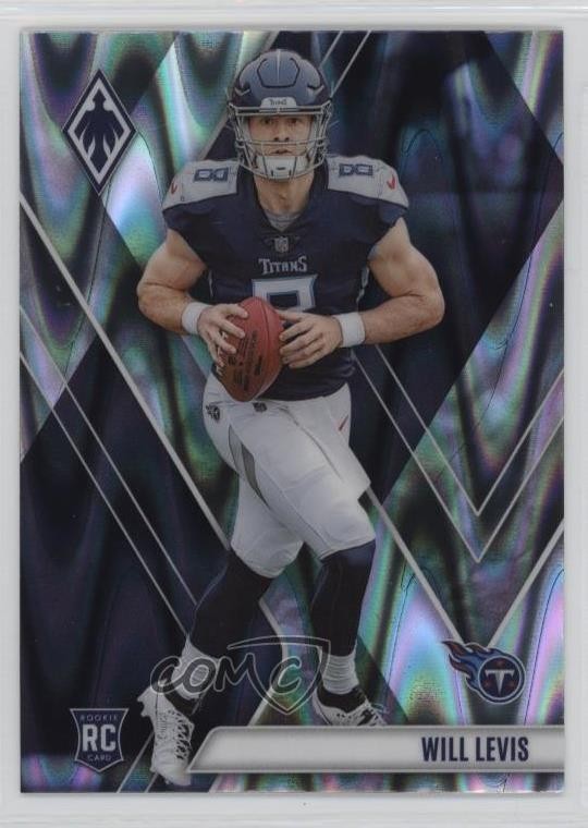 2023 Panini Phoenix Rookies Silver Seismic Will Levis #118 Rookie RC 1gt6
