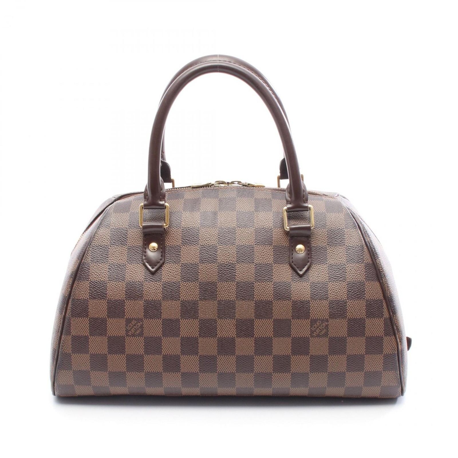LOUIS VUITTON Rivera MM Handbag N41434 Damier canvas leather Ebene Used Women LV