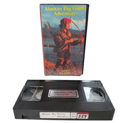 Alaskan Big Game Adventure with Joe Kulis VHS 55 Minutes Big Game Hunting SCARCE
