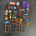 Vintage 1980-90 Teenage Mutant Ninja Turtles TMNT Weapons Accessories Lot 45pcs