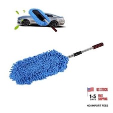 Car Duster Exterior Scratch Free, Retractable Handle Car Cleaning Brush Window