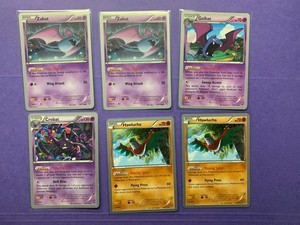 Lot of 6 Rowan Stavenow 2015 World Champs Deck (Zubat, Golbat, Crobat, Hawlucha)