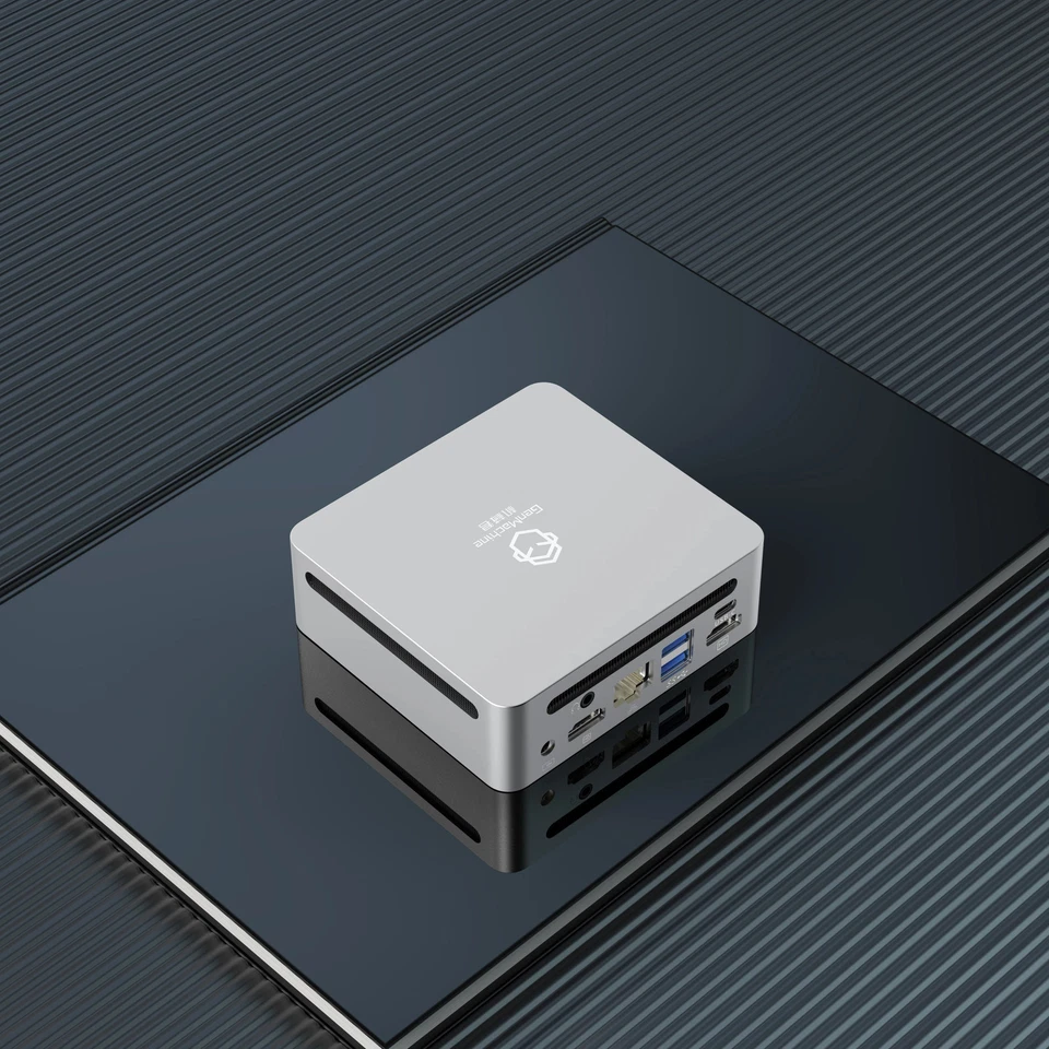 AMD Ryzen5 PRO 6600H Mini PC Windows 11 16GB LPDDR5 Dual NVMe M.2 WIFI6 Desktop - Image 3 of 4