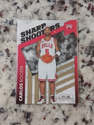 Carlos Boozer 2010-11 Panini Rookie & Stars Sharp Shooters #6 Gold /499 Bulls