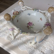 花弁装飾透かし鉢 Von schierholz Von Schierholz Porcelain Compote 8