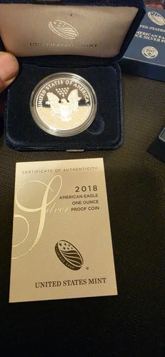 2018-W Silver Proof American Eagle 1 Oz. ~ Mint w/BOX