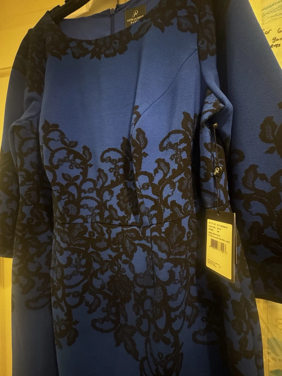 Vestido recto Adrianna Papell - Nuevo con etiquetas 16W