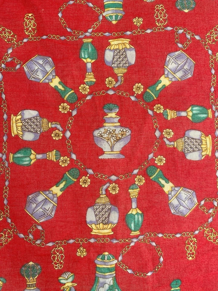 OSTINELLI Bufanda Mujer Roja 100% Algodón M EN ITALIA 20"/20" G CON Foto 2 de 4